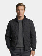 Giacca Classic trapuntata con zip - Aurelio Club
