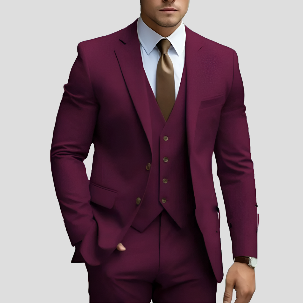 Abito uomo tre pezzi con gilet