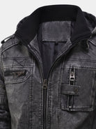 Giacca Rogue in pelle con tasche - Aurelio Club