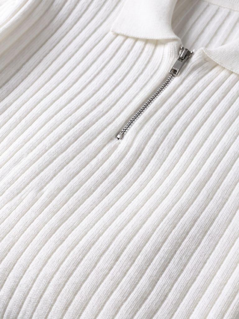 Polo a maniche lunghe con zip corta - Aurelio Club