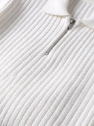Polo a maniche lunghe con zip corta - Aurelio Club