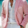 Blazer uomo monopetto a un bottone