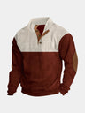 Pullover a collo alto in velluto a coste - Aurelio Club