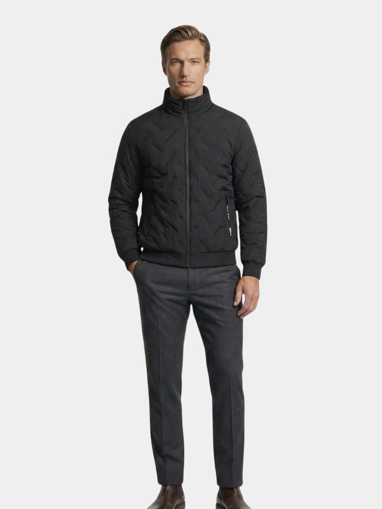 Giacca Classic trapuntata con zip - Aurelio Club