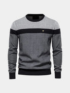 Pullover Fusion con dettagli geometrici - Aurelio Club
