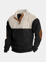 Pullover a collo alto in velluto a coste - Aurelio Club