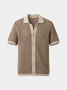 Camicia a maniche corte con pannelli - Aurelio Club