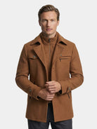 Cappotto monopetto in misto lana Essential - Aurelio Club