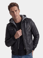 Giacca Ignis d'ispirazione motociclistica con zip - Aurelio Club