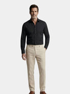 Camicia elasticizzata a maniche lunghe con vita sagomata - Aurelio Club