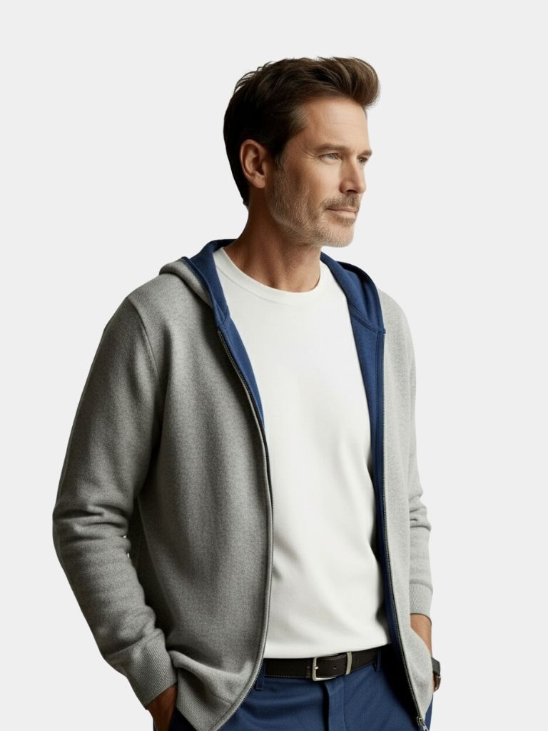 Maglia Villa in cashmere con cappuccio - Aurelio Club