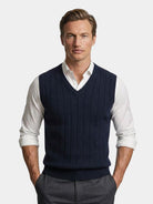 Gilet in lana con scollo a V - Aurelio Club