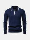 Polo Langford a coste e maniche lunghe - Aurelio Club
