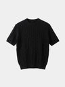 T-shirt in misto cotone con motivo a losanghe - Aurelio Club