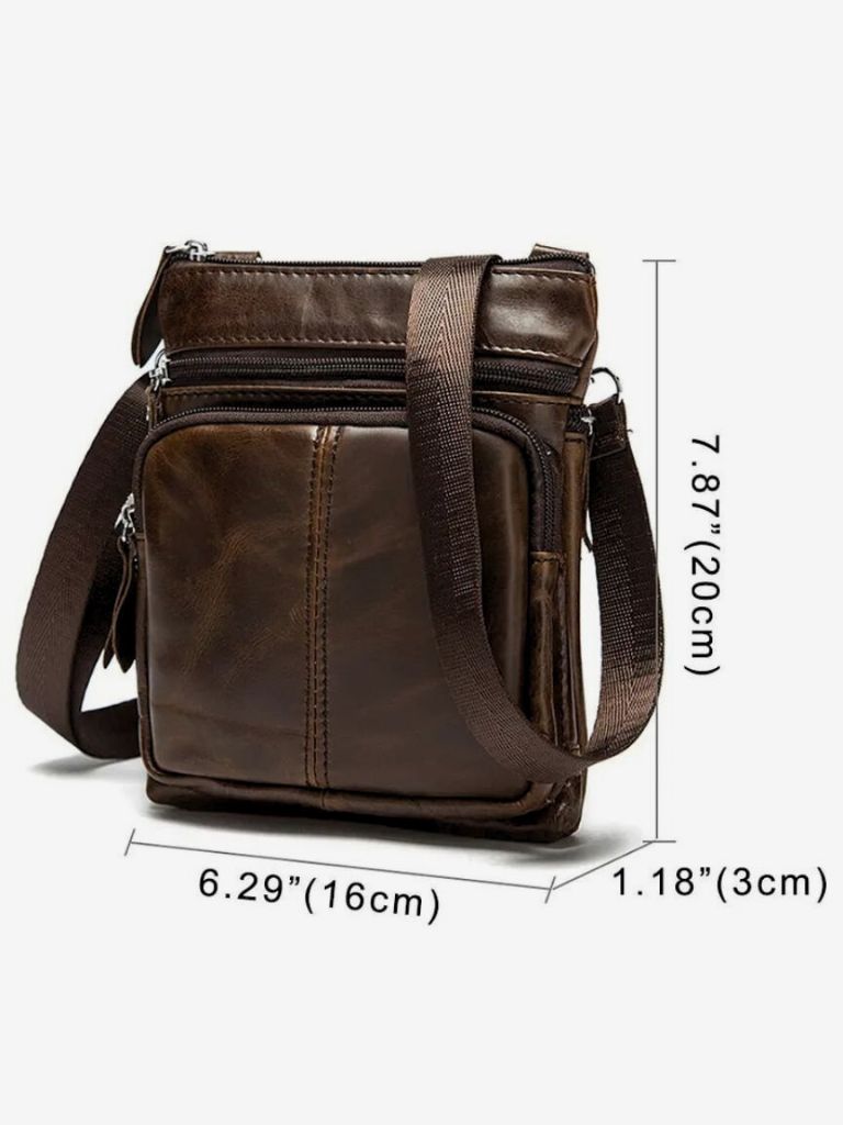 Borsa in pelle con tracolla - Aurelio Club