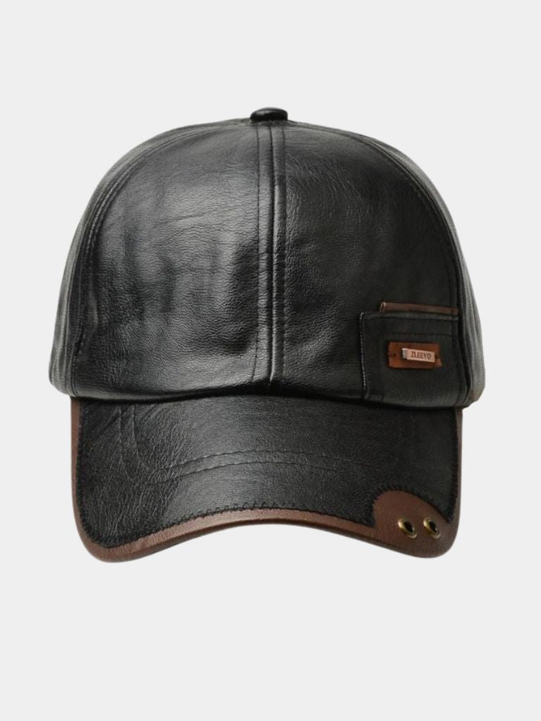 Cappellino in pelle regolabile - Aurelio Club