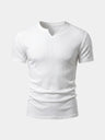 T-shirt aderente a coste in misto cotone - Aurelio Club
