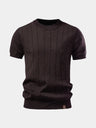 T-shirt girocollo Garrison con lavorazione a rilievo - Aurelio Club