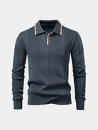 Polo in maglia a coste verticali - Aurelio Club