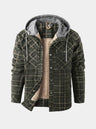 Giacca Lumberjack con cappuccio e fodera sherpa - Aurelio Club