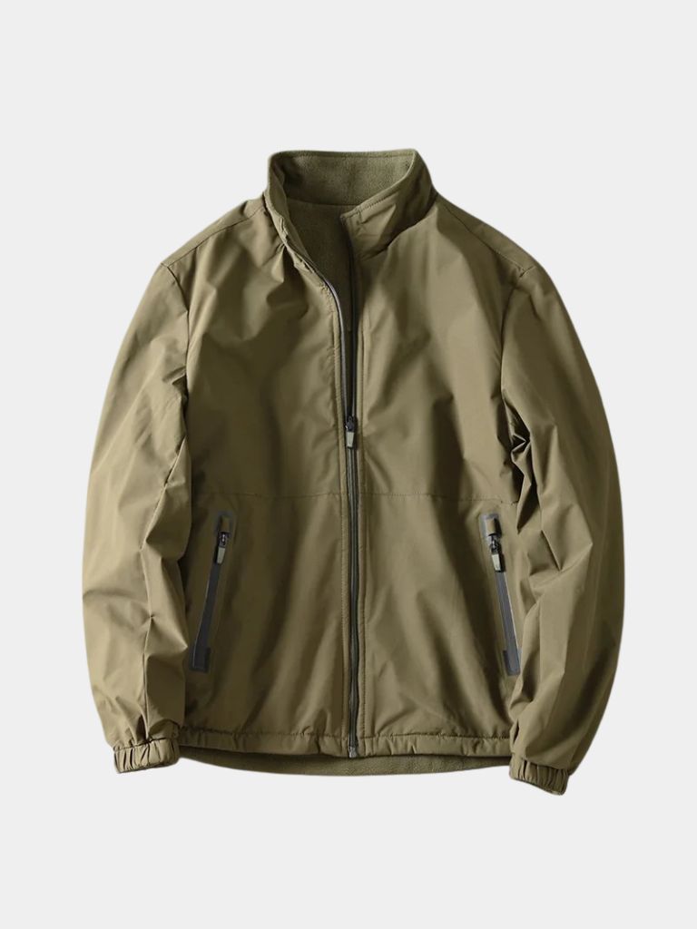 Giacca slim con collo alto e zip - Aurelio Club