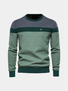 Pullover Fusion con dettagli geometrici - Aurelio Club