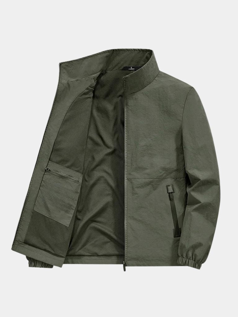 Giacca Utility con zip e tasche - Aurelio Club