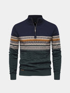 Pullover in maglia con mezza zip - Aurelio Club