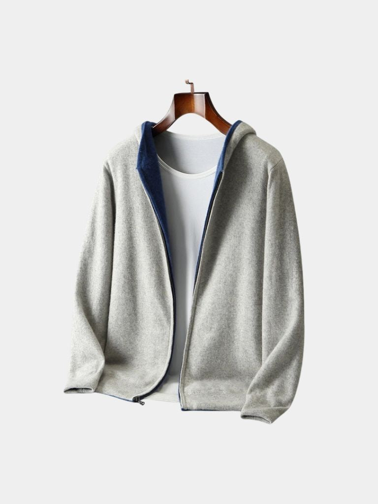 Maglia Villa in cashmere con cappuccio - Aurelio Club
