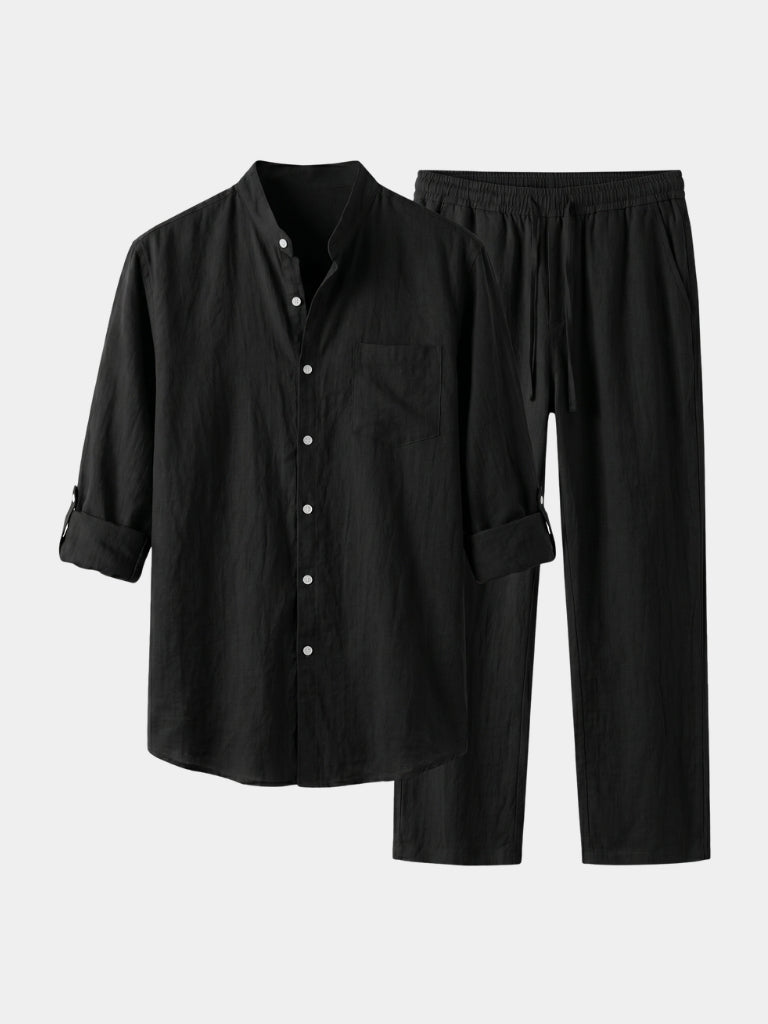 Completo con camicia e pantaloni dalla vestibilità rilassata - Aurelio Club