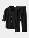 Completo con camicia e pantaloni dalla vestibilità rilassata - Aurelio Club