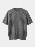 T-shirt in misto cotone con motivo a losanghe - Aurelio Club