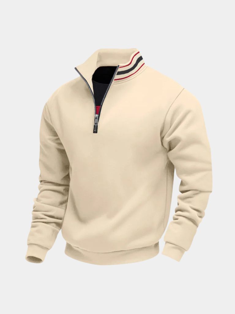 Pullover Regent a righe con collo alto - Aurelio Club