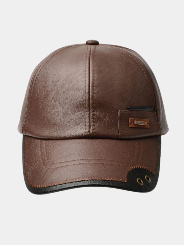 Cappellino in pelle regolabile - Aurelio Club
