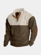 Pullover a collo alto in velluto a coste - Aurelio Club