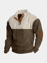 Pullover a collo alto in velluto a coste - Aurelio Club