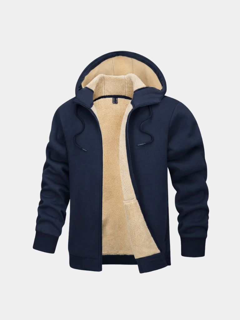 Giacca con cappuccio e fodera sherpa - Aurelio Club