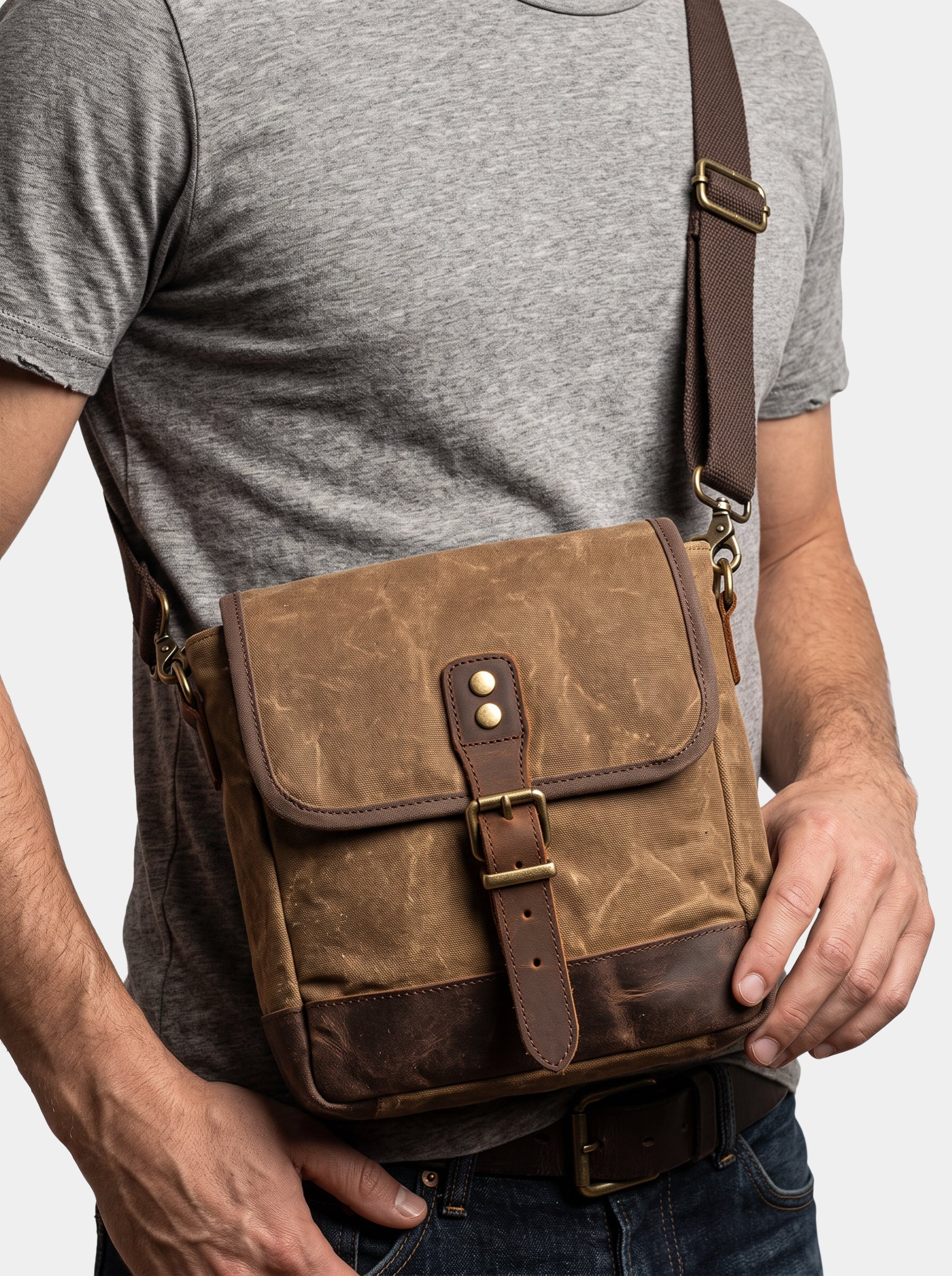 Borsa in pelle da portare a tracolla - Aurelio Club