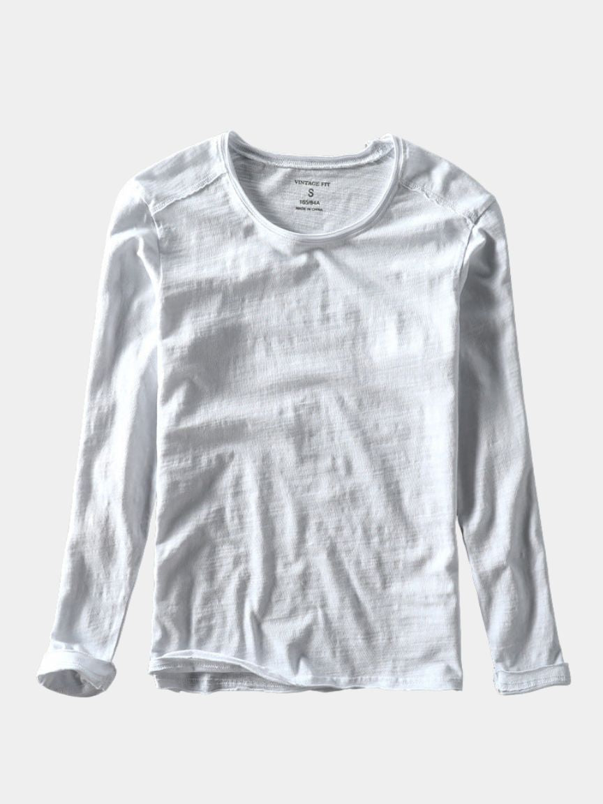 T-shirt in cotone a maniche lunghe Vintage - Aurelio Club