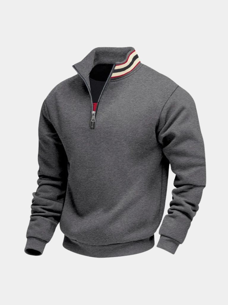 Pullover Regent a righe con collo alto - Aurelio Club