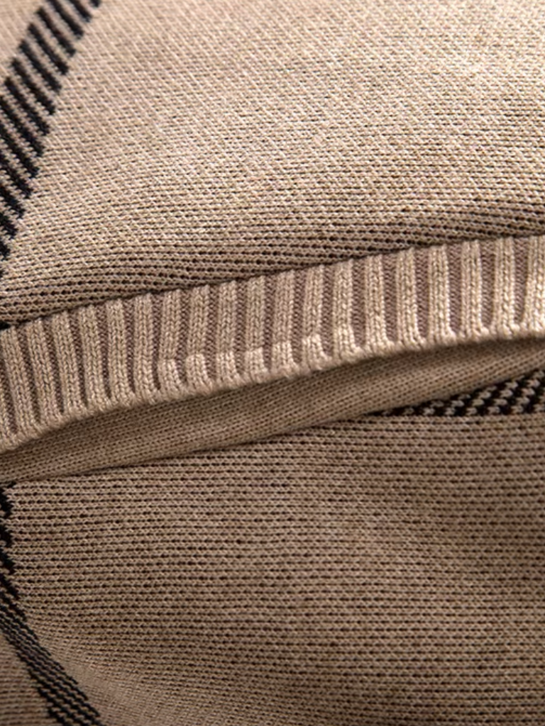 Giacca in maglia Graphite con motivo geometrico - Aurelio Club