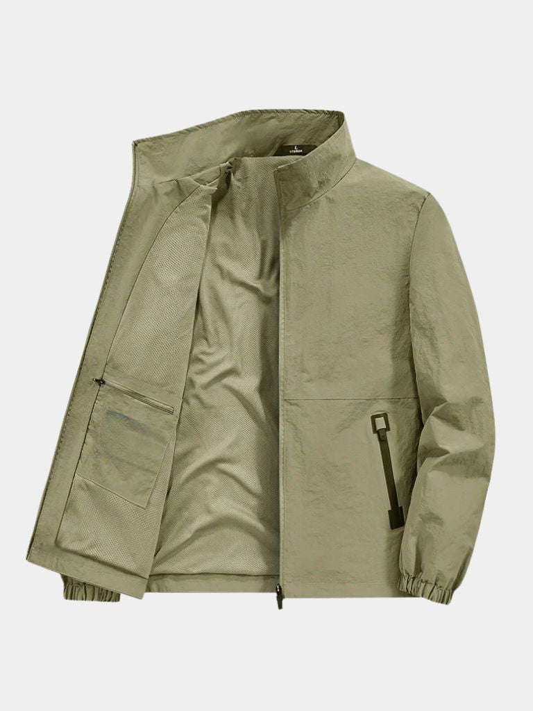 Giacca Utility con zip e tasche - Aurelio Club
