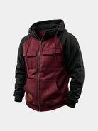 Felpa Cargo Trek con cappuccio e zip - Aurelio Club