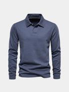 Polo Linear in misto cotone con motivo geometrico - Aurelio Club