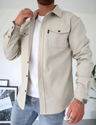 Sovracamicia uomo con tasche sul petto