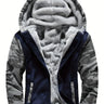 Maglia uomo camouflage con cappuccio e zip
