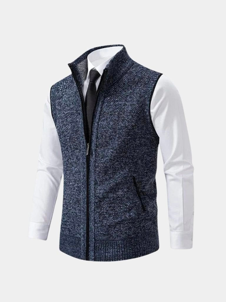 Gilet in maglia con zip - Aurelio Club