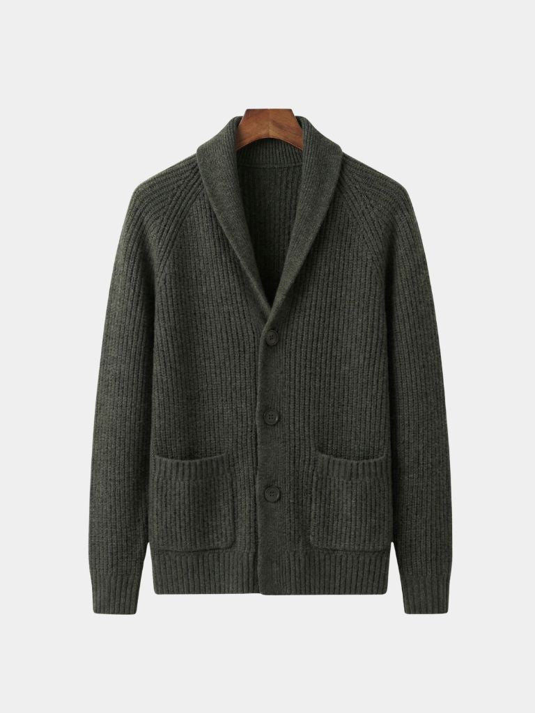 Cardigan Heritage con bottoni e tasche - Aurelio Club