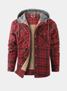 Giacca Lumberjack con cappuccio e fodera sherpa - Aurelio Club