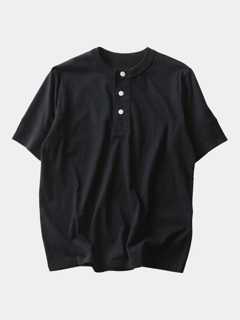T-shirt serafino in puro cotone - Aurelio Club